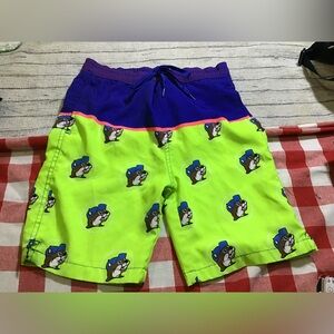 Buc-ee’s boys swim shorts youth small -Preowned